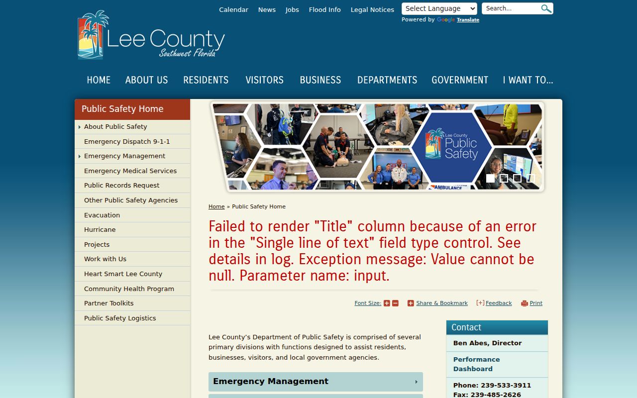 Estero street directory countywide address database
